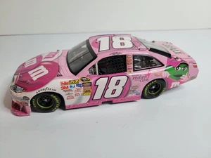 Kyle Busch 1:24 NASCAR Diecast/#18 Pink M&M’s Susan G Komen 2009 MISSING SPOILER - Picture 1 of 10