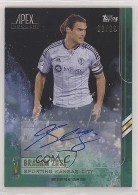 2015 Topps Apex Retail Green Auto /99 Graham Zusi #91 Auto - Image 1 of 2