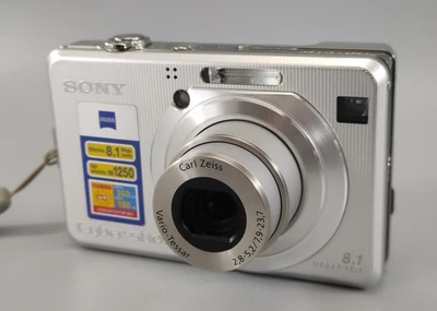 Sony CyberShot DSC W100 Digital Camera 8.1 Mp Camera Only No Battery Etc Good C - Image 1 of 4
