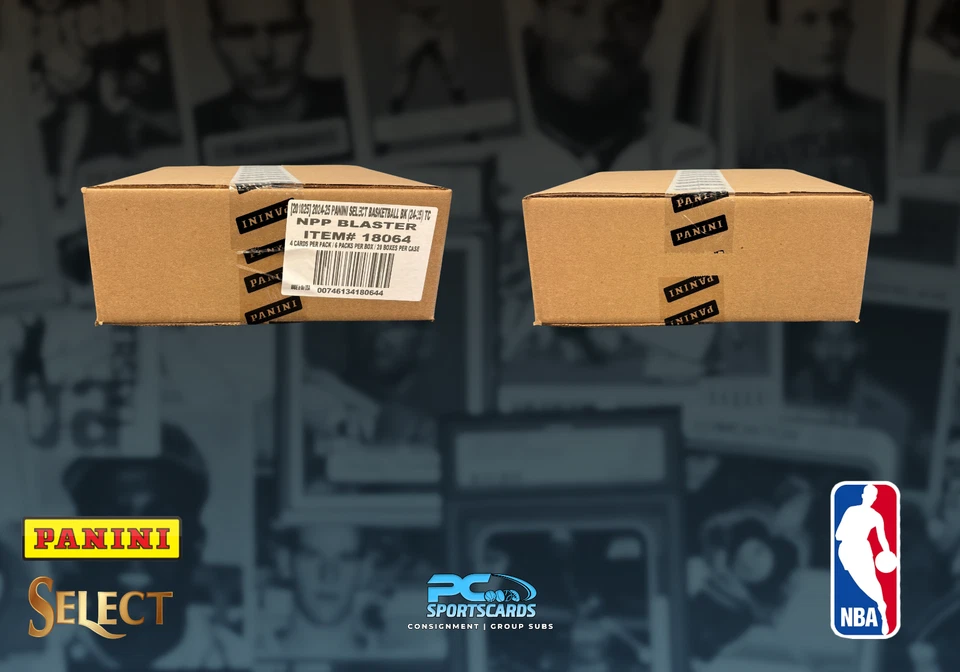 2024-25 Panini Select Basketball Trading Card Factory Blaster Box Case