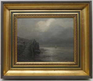 John Foulger (1942-2007) Impressionist Marine oil painting Chichester SUSSEX - Picture 1 of 6