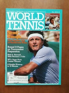 Vintage World Tennis Magazine May 1983 Guillermo Vilas Rolex Ad - Bild 1 von 3