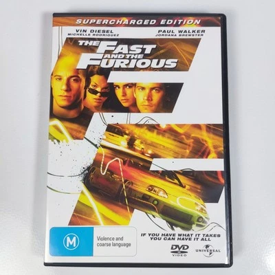 The Fast and the Furious (DVD, 2001) Vin Diesel, Paul Walker - Image 1 of 4