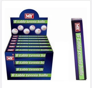 12 Stück Tischtennisbälle 40 mm weiße Farben Tischtennis M.Y UK-Bestand & Verkäufer - Bild 1 von 2
