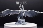 Mage on Eagle - Davale Games - 3D Printed With High Quality Resin