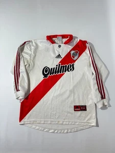 camiseta fútbol RIVER PLATE (argentina) home ADIDAS 1999 manga larga t4 (9/10) - Picture 1 of 4