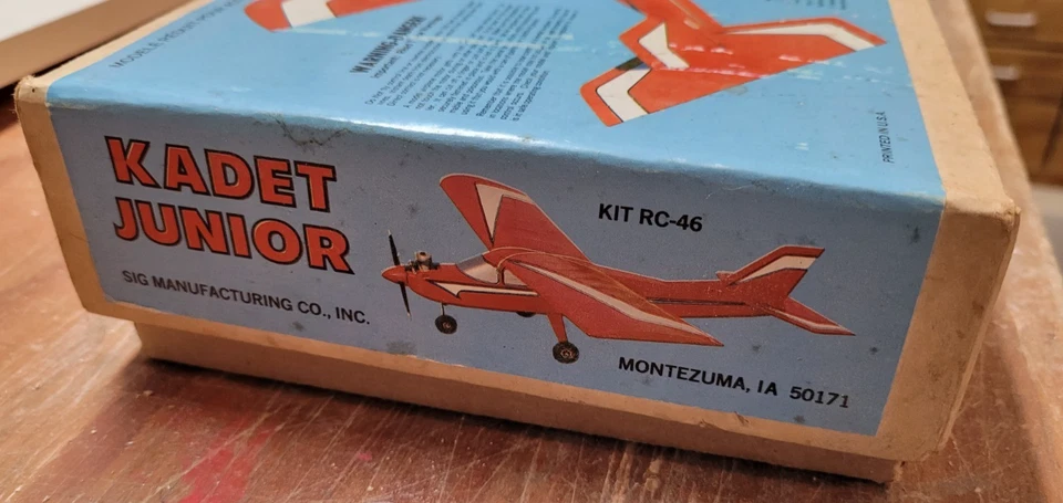 Vintage RC Kit - Sig Kadet Junior - Rc Airplane Kit Nib Nice - Image 1 of 4
