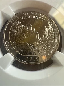 2019 D Frank Church River of No Return NP Quarter 25 cent NGC MS 68 PL PROOFLIKE - Picture 1 of 6