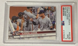 Aaron Judge Rookie Fist Bump 2017 Topps Update PSA 9 MINT New York Yankees - Picture 1 of 2