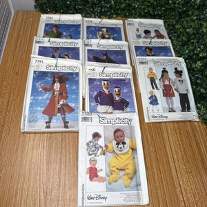Lot Of 10 Sewing Patterns Disney Y2K Vintage - Picture 1 of 23