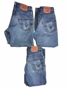 3 Stück Levi's 550 Relaxed Fit Herrenjeans Größe 30 x 30 blau - Bild 1 von 6