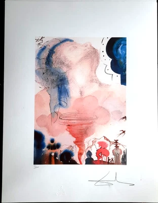 Salvador Dali - 65x50cm -  Limitierte Auflage Nr. 30/1000 - Bild 1 von 2