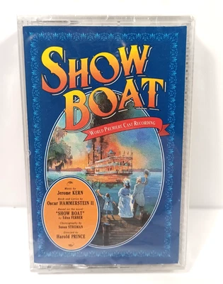 Show Boat World Premiere Cast Recording Cassette Tape Broadway Vintage SEALED - Image 1 of 4
