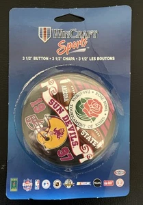 Wincraft Sports Arizona Sun Devils Pasadena Rose Bowl NCAA football pin button - Picture 1 of 9