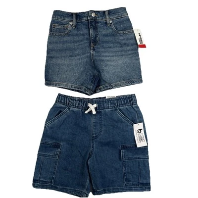 Pantalones cortos de mezclilla Epic Threads para niños talla 7 2 pares azules precio de venta sugerido por el fabricante $60 Foto 1 de 4