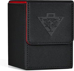 Caja de baraja de cartas compatible con Magic The Gathering Yu-Gi-Oh! TCG, caja de almacenamiento de tarjetas con divisores para 100+ - Imagen 1 de 11