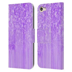 PLDESIGN SPARKLY BAMBOO LEATHER BOOK WALLET CASE COVER FOR APPLE iPOD TOUCH MP3 - Picture 1 of 14
