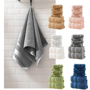 6-Pcs Extra Large Fading-Resistant Quick-Absorbent Towel Set Bathroom Towel Set - Picture 1 of 8
