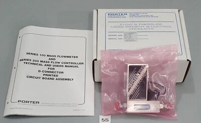 *NEW IN BOX* Parker 201-DNASVCAG Porter Mass Flow Meter Argon 2 SLPM + Warranty! - Image 1 of 4