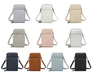 Women Quality Mobile Phone Crossbody Bag Small Pouch Purse Wallet Shoulder Bag - Picture 1 of 17