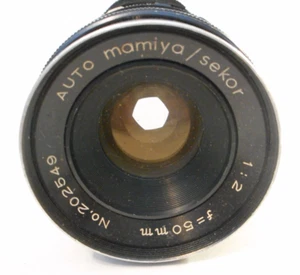 Auto Mamiya Sekor 50mm 1:2 Lens - Picture 1 of 4