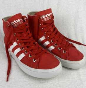 Sneakers da uomo Adidas rosse alte top corte Vantage MID 8,5 rare - Foto 1 di 13