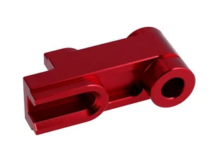 CNC Distanzstück "RNR", Bremsgegenhalter, Rot eloxiert - für Simson S51, S50, SR - Picture 1 of 3