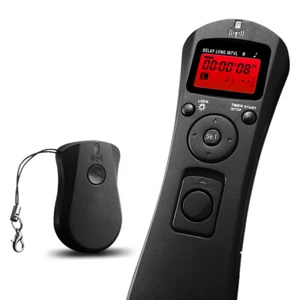 Wireless Timer Remote Shutter Release For Canon 5DIII 5DII 5D 6D 7D 6DII 7DII 1D - Picture 1 of 10