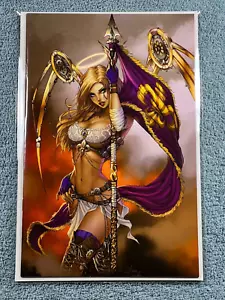Juana de Arco #3 Casi Nuevo-Como Nuevo Arizona Comic Con McTeigue Virgin LTD 300 HTF ¡CGC IT! Película - Imagen 1 de 1