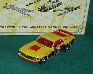 MATCHBOX 1970 FORD MUSTANG BOSS 429 COCA COLA 1/43 RARE w COA COKE - Picture 1 of 13
