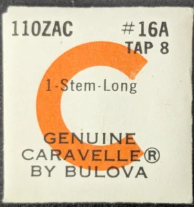 NOS NEW Genuine Bulova Caravelle Cal. 11OZAC # 16A Long Winding Stem  Watch Part - Picture 1 of 2