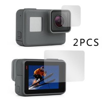 LCD Óptica Protector de Pantalla Cristal Templado para GOPRO Hero 5 6 7 Cámara