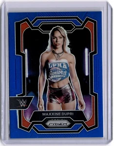 Maxxine Dupri 2024 Panini Prizm WWE Blue Prizm #129 WWE Raw #019/199 - Picture 1 of 2
