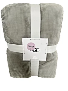UGG Novah Queen Size Decke SEAL grau 96" x 92" so weich NEU - Bild 1 von 6