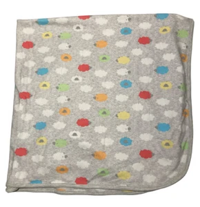 Manta para bebé unisex gris multicolor oveja pañal de algodón para ovejas - Imagen 1 de 4