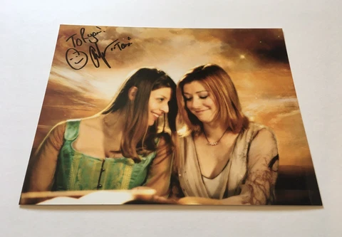 Rare Amber Benson (Tara) Autographed/Signed 8X10 Buffy The Vampire Slayer Cover