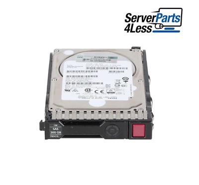 785410-001 HP 300GB 12GB/S 10K RPM SAS 2.5” SC Hard Drive 785067-B21 781514-003 - Image 1 of 4