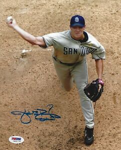 Jake Peavy Signed Padres 8x10 Photo PSA/DNA COA Auto'd Picture 2007 NL Cy Young