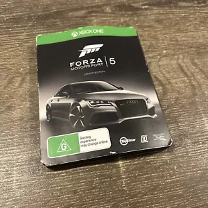 Forza Motorsport 5 Xbox One Limited Edition Steelbook Complete Tested & Working - Picture 1 of 4