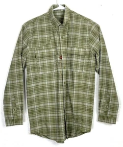 Camisa de Caza Beretta Para Hombre Pequeña de Secado Rápido Exterior Manga Larga Verde Seersucker - Imagen 1 de 10