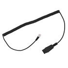 RJ9 To QD Adapter Cable RJ9 Quick Disconnect Cable For Plantronics For DE