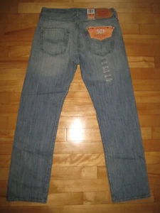 Jeans Levi's 501 vita con bottoni gamba dritta 28 30 31 32 34 36 - Foto 1 di 12