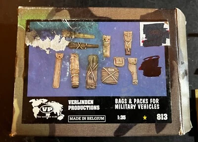 US GI WW2 Military Vehicles Bags & Packs Resin Verlinden 1:35 #813 - Image 1 of 3