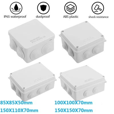 LONENENSSL Abzweigkasten Verteilerkasten Abzweigdose Verteilerdose IP65 Aufputz Feuchtraum