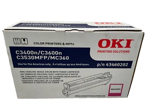 Genuine Okidata Magenta Drum Unit C3400/3600N/C3530MFP/MC360 (43460202) - Picture 1 of 5