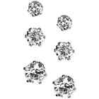 ANNE KLEIN Silver-Tone Glass Stone Stud Earring Set Classic NEW