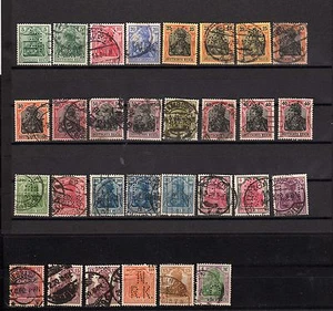 Lot Lochungen Germania - undurchsucht  KW 67,-- € ( 25365 ) - Picture 1 of 2