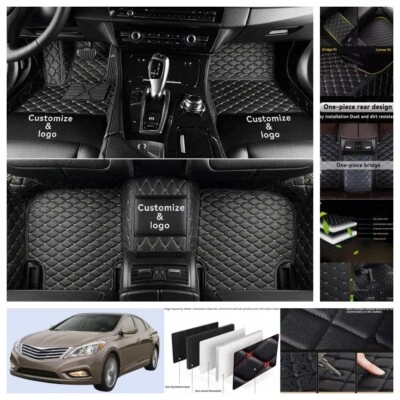 Fit For Hyundai Azera 2006-2017 Car Floor Mats Waterproof Luxury Custom Carpets  Foto 1 de 4