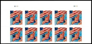 US Scott # 5654 Plate Block Of 10 Stamps MNH, 2022 Flags - Picture 1 of 1