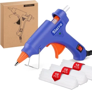 Mini Hot Glue Gun Kit Hot Melt Glue Gun for Crafts with 30 Glue Sticks - Picture 1 of 12